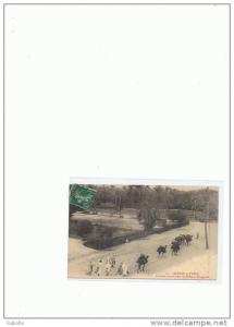 scénes et types  caravane sur la route de biskra à touggourt