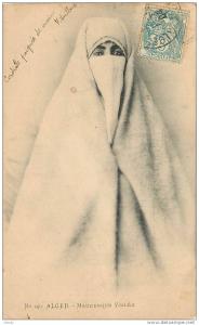 NEW CPA-PREMIER TIRAGE 1904  ALGERIE *** MAURESQUE VOILEE *** TOUGGOURT