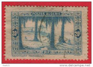 1936- 37 - France - Algérie - Un marabout à Touggourt - 20 frs bleu clair -