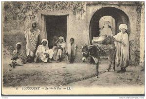 ALGERIE * TOUGGOURT - Entrée de Rue - Bella animation