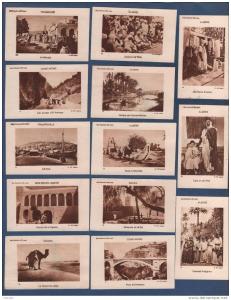 NOS COLONIES ALGERIE - LOT DE 32 IMAGES - ALGER ORAN PHILIPPEVILLE CONSTANTINE BISKRA TOUGGOURT BENI-ISGUEN GHARDAIA ...