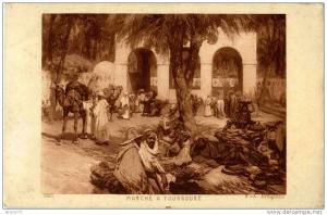 Marche a Touggourt - F.A. Bridgman