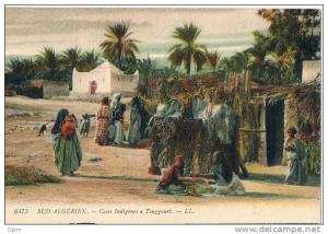 Algerie  sud  6475  cases indigenes  a touggourt