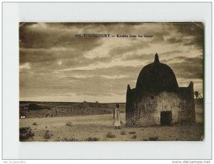 394 )  TOUGGOURT. Koubba dans les Dunes  . (2 Scans) .Année 19** . Édit./Phot *  .Exp/Dest