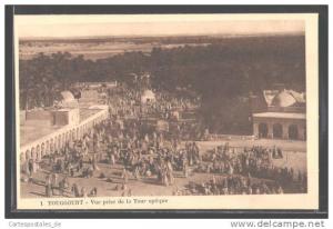 CPA Touggourt, Vue prise de la Tour optique