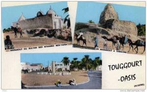 TOUGGOURT  1960   OASIS MULTIVUES GRUSS      CIRC NON EDIT  COLORPRINT