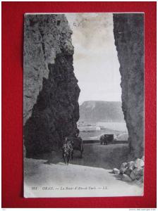 ALGERIE - ORAN - LA ROUTE D' AIN EL TURK - ATTELAGES.....