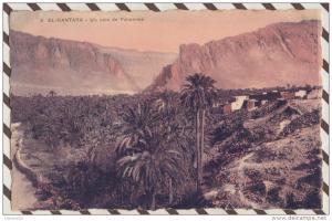 3AC1097 EL KANTARA un coin de la palmeraie  2  SCANS