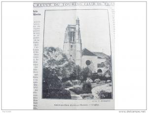 1924 CRECY EN BRIE / BESANCON / LA GORGE A EL KANTARA / AFRIQUE DU NORD DANS L'AURES / PUB VELOMOTEUR