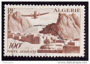 ALGERIE  1949-53 -  Y&T   PA 10  -  El kantara   -  oblitéré  - cote 0.60€