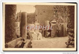 CPA El Kantara Musee d'ad Calceum Village rouge