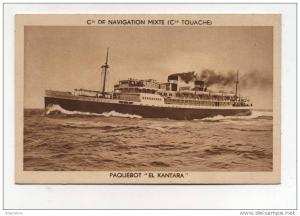 CPA Bateau  EL  KANTARA   A   VOIR !!!!