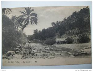 CPA  EL- KANTARA - La Rivière