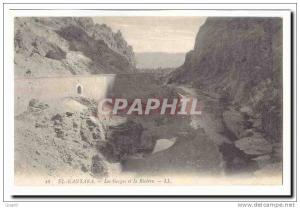 Algerie El Kantara CPA Les gorges et la Riviere