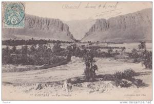 El Kantara (Algérie)  Vue générale  - (oblitération de 1904)