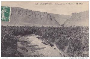 EL KANTARA / VUE GENERALE DE L OASIS