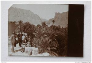 Algérie - 1927 - photo  El Kantara - L'Oasis vu du village rouge