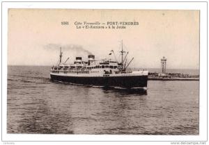 PORT VENDRES - Côte Vermeille - Le   El-Kantara   à la Jetée