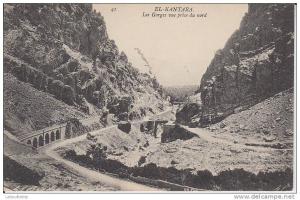 EL KANTARA - Les gorges vue prise du Nord