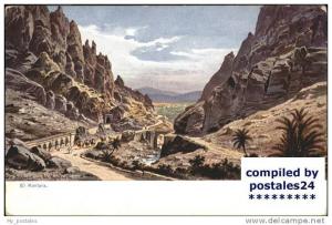ca01822 El Kantara Schlucht Kuenstler F. Perlberg x