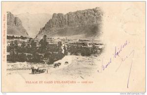 VILLAGE ET OASIS D'EL-KANTARA COTE SUD