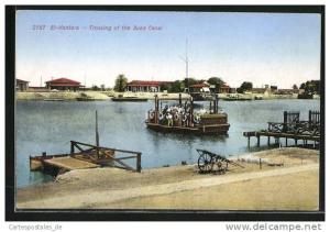 CPA El-Kantara, Crossing of the Suez Canal, Dampfer