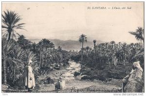 El Kantara l'Oasis côté sud timbrée   Excellent état