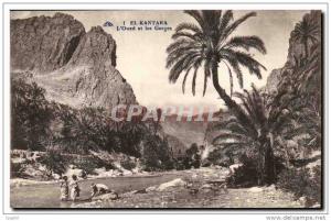 El Kantara CPA L oued et les gorges Maroc Morocco