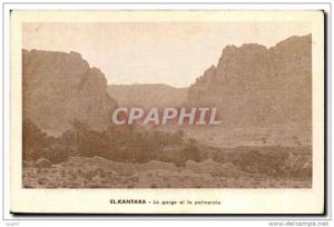 MAroc Morocco El Kantara CPA La gorge et la palmeraie