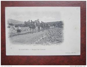 El Kantara Passage d´ une Caravane 1905 Algerie Algerien AK CPA