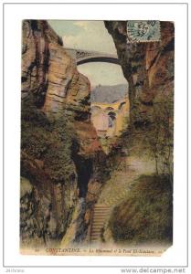 Algerie Constantine, Le Rhummel et le Pont El Kantara (13-83)