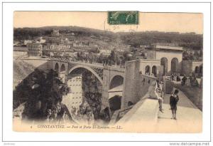 Algerie Constantine, Pont et Porte El Kantara (13-79)