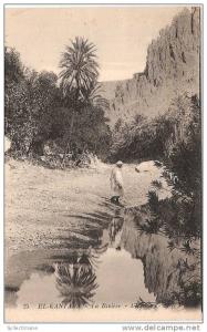 (ALGERIE) EL KANTARA. La riviere