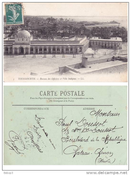 Algérie Touggourth Touggourt - Bureau des officiers et ville indigène