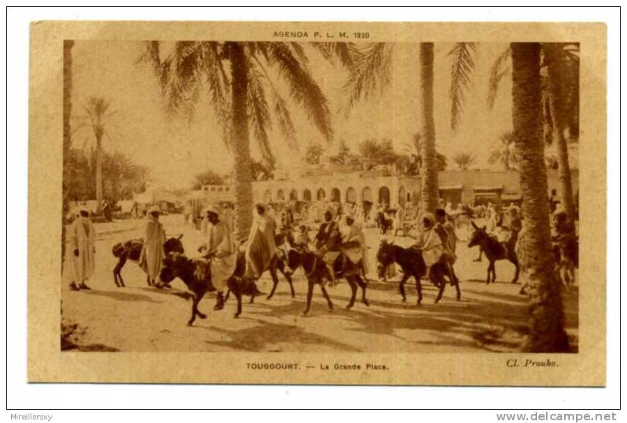 CPA / ALGERIE / TOUGGOURT/ GRANDE PLACE / ANE