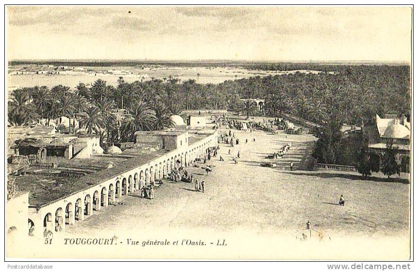 Touggourt - Vue générale et l'Oasis