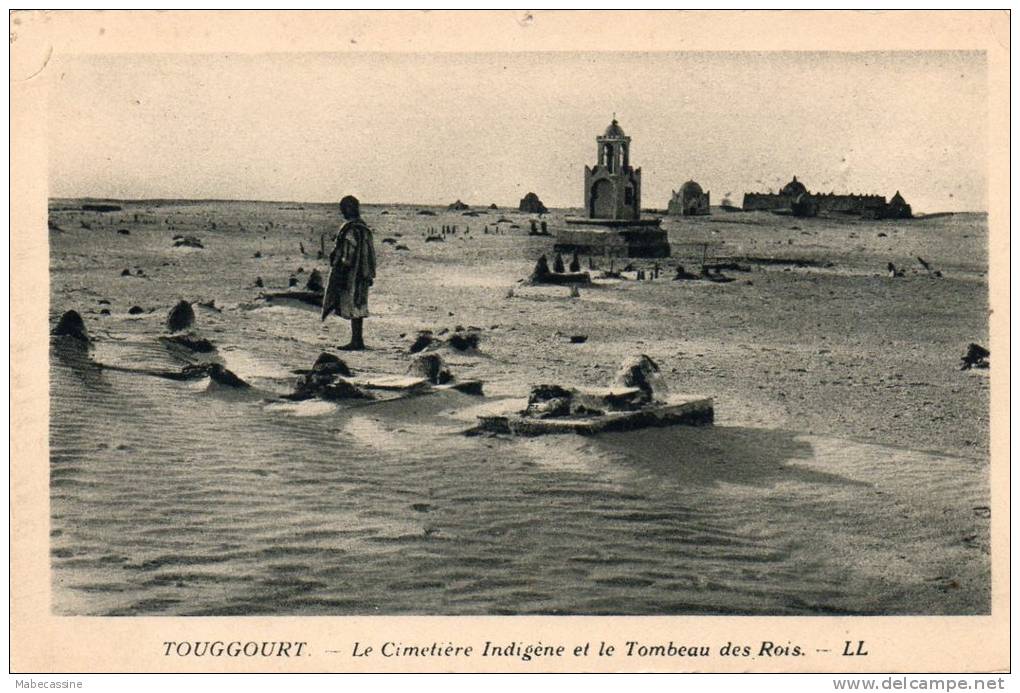 Afrique Algerie Touggourt Le Cimetiere indigene animée