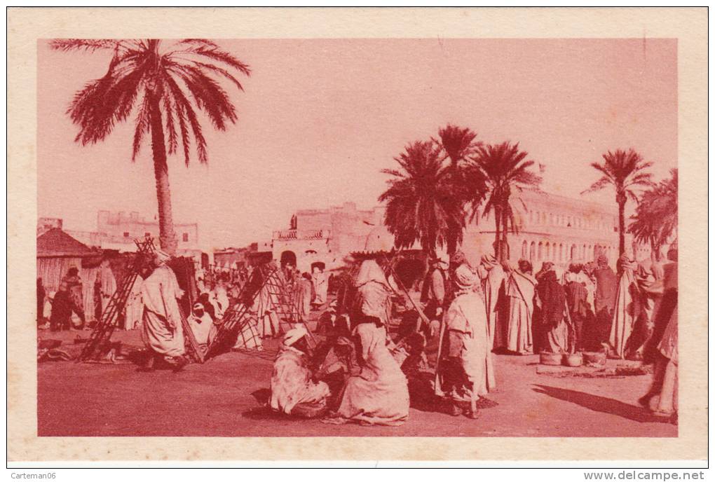 Algérie - Le marché à Touggourt - Editeur S.P.G.A