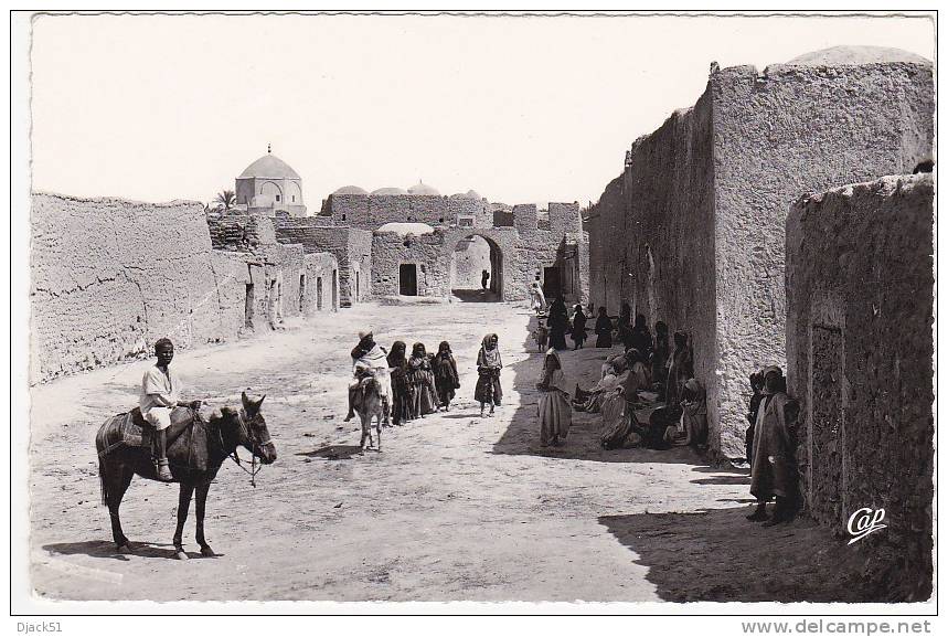 34 LL - TOUGGOURT-TEMACINE - Une Entrée de la Zaouïa (Belle animation)