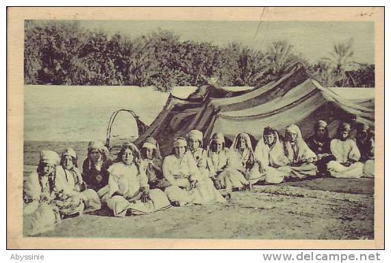 ALGERIE - TOUGGOURT - ouled nails devant leurs tentes - nr 41/29 SPGA - d10 314