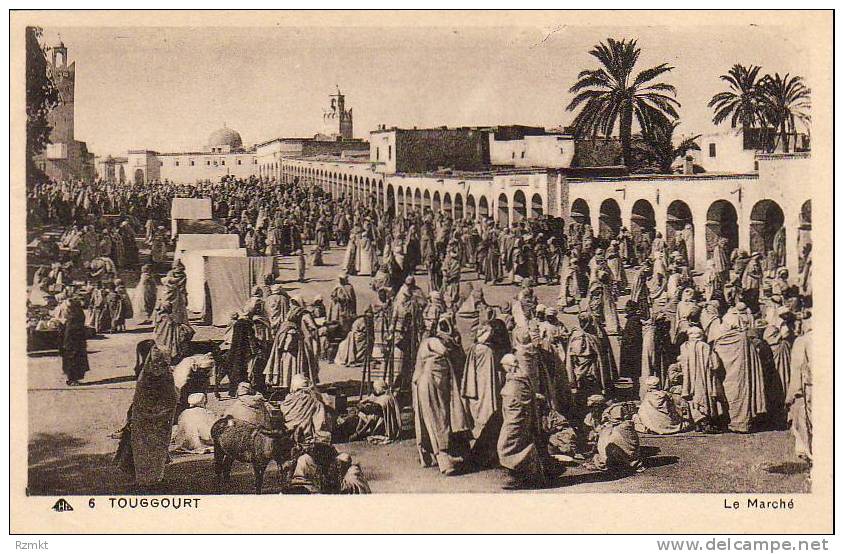 ALGERIE  TOUGGOURT  Le Marché  ..... ( Ref FA1377 )