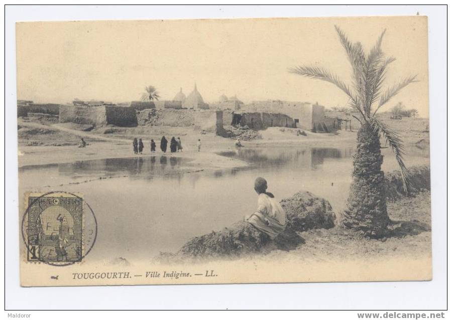 ** TOUGGOURT    **  RARE  Carte de MEMBRE de Clubs CARTOPHILES de 1900    **  VOIR DOS .(VATHAIRE  APN n°)