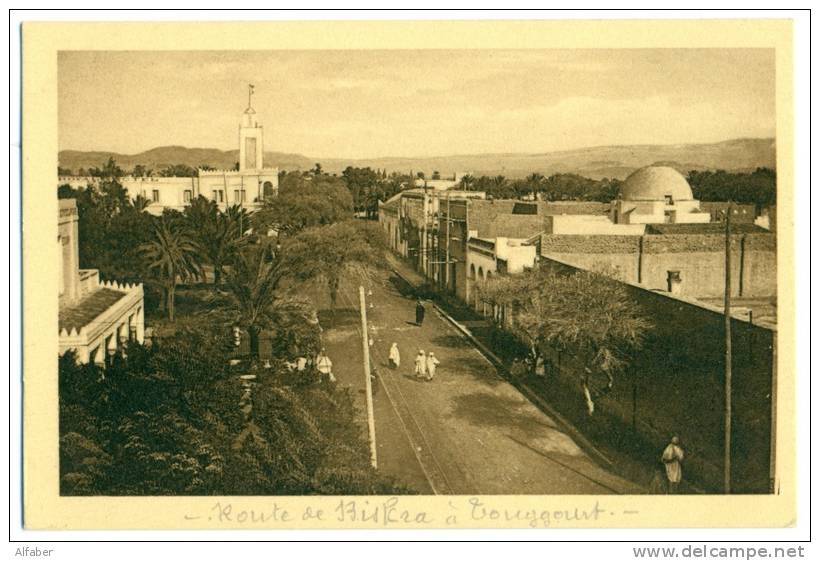 BISKRA  Route de Biskra à Touggourt.