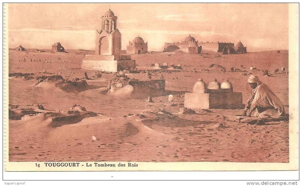 algérie   TOUGGOURT  le  tombeu des rois (  provenant d ' 1  carnet )