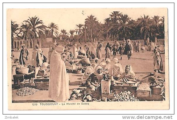 TOUGGOURT - LE MARCHE DE DATTES