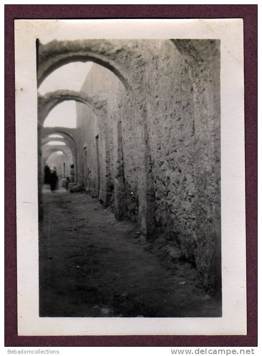 Belle photo ALGERIE 1932 - TOUGGOURT - ARCADES