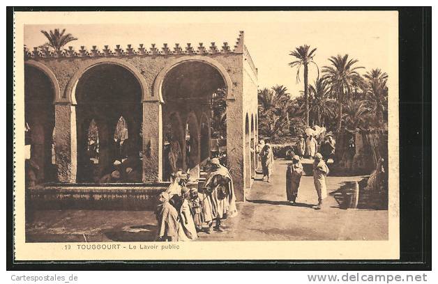 CPA Touggourt, Le Lavoir public