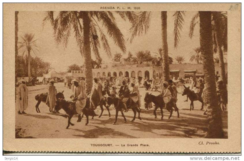 CPA TOUGGOURT-LA GRANDE PLACE