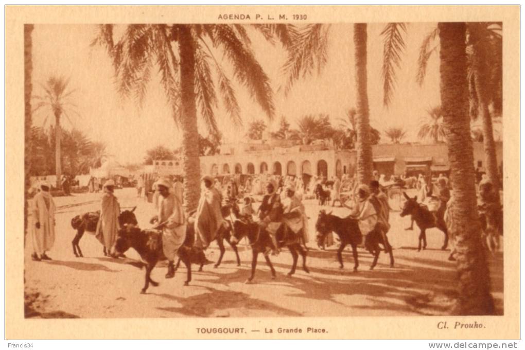 CPA - Touggourt - La Grande Place