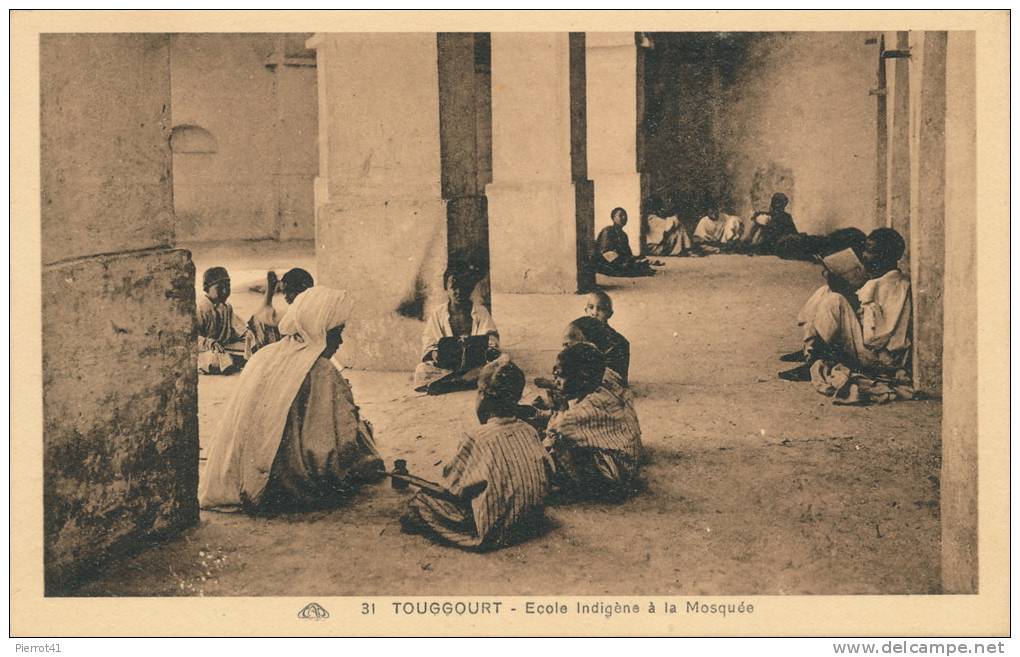 ALGÉRIE - TOUGGOURT - Ecole indigène à la Mosquée